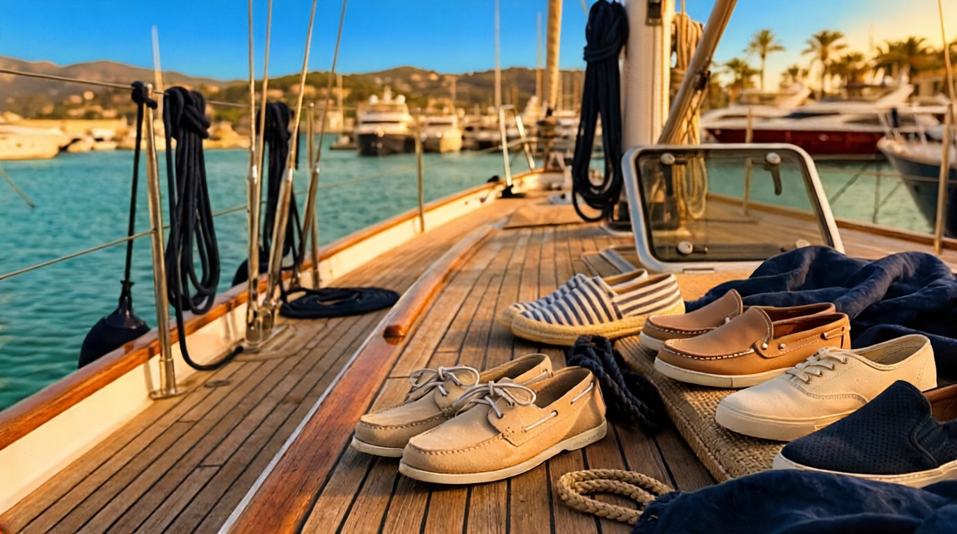 luxury womens yacht shoes